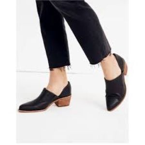 Madewell Brady Low-Cut Bootie in Black Sz 8